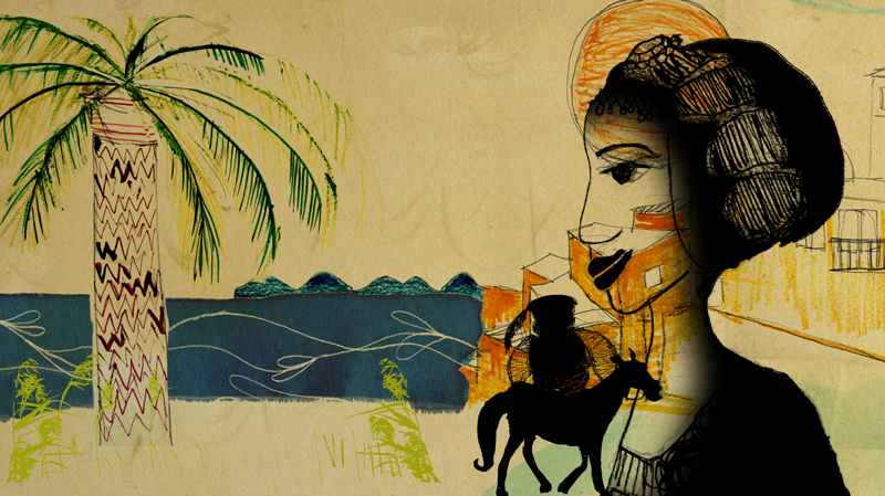 Animations for Brahms' song cycle 'Die Schöne Magelone'. After many days riding, Peter arrived in Naples, drawn there by reports of the King’s daughter, the fair Magelone