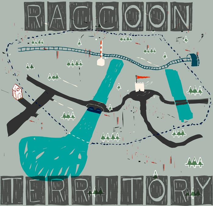 oilily racoon territory